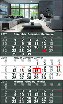 Drei-Monatsplaner / Wandkalender